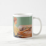 I hope I was hired because I'm pretty... mugs