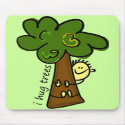 I Hug Trees Mouse Pad mousepads by traci_designs I Hug Trees Mouse Pad mousepads