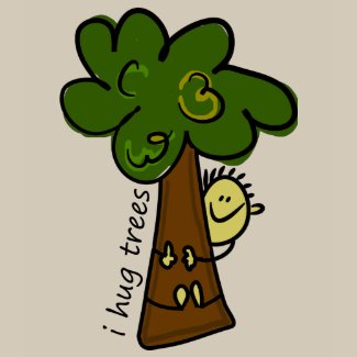 I Hug Trees: Organic Baby Onesie shirt
