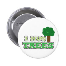 I hug Trees pin