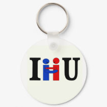 I HUG U keychains