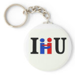 I HUG U keychains