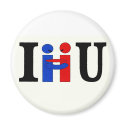 I HUG U magnets