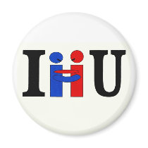 I HUG U magnets