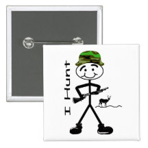 I Hunt Deer Pin