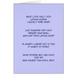 I hurt your heart card