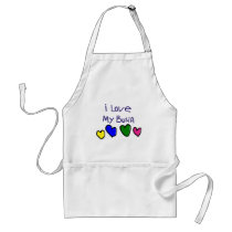 I I Love My Busia (Polish Grandma) Gift Aprons