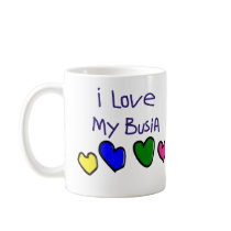 I I Love My Busia (Polish Grandma) Gift Coffee Mug