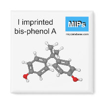 I imprinted bisphenol A magnet ball and stick