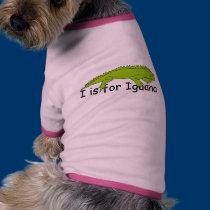 I is for Iguana pet clothing