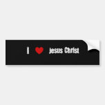 I ♥ Jesus Christ Bumper Stickers