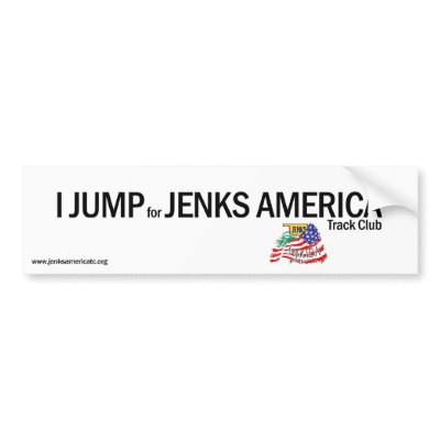 I JUMP Bumper Sticker by bchurch99
