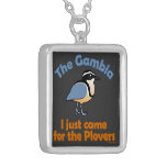 I Just Came for the Plovers Silver Plated Necklace