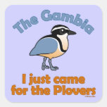 I Just Came for the Plovers Square Sticker