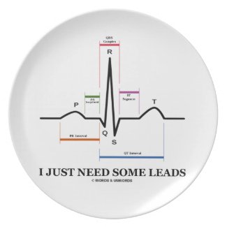 I Just Need Some Leads (ECG/EKG Heartbeat) Plates