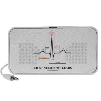 I Just Need Some Leads (ECG/EKG Heartbeat) Mini Speaker
