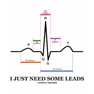 I Just Need Some Leads (ECG/EKG Heartbeat) shirt