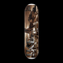 I.K.E. Custom Skateboard (brown)