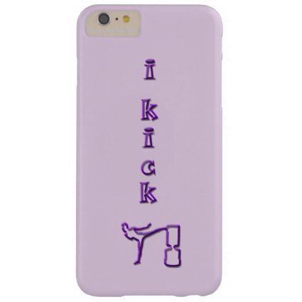 I kick Kickboxer in Purple iPhone 6 Plus Case