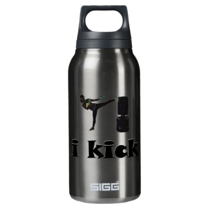 i kick / ladies kickboxing! 10 oz insulated SIGG thermos water bottle