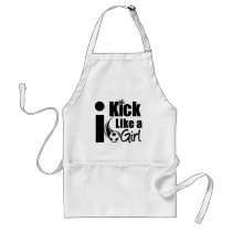 I Kick Like A Girl aprons