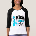 I Kick Like A Girl t-shirts