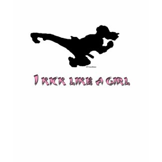 I kick like a girl Sweatshirt