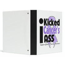 I Kicked Cancer's Ass Vinyl Binders