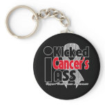 I Kicked Cancer's Ass - Brain Cancer Keychains