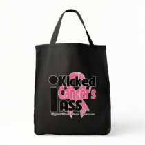 I Kicked Cancer's Ass - Breast Cancer Canvas Bags