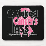 I Kicked Cancer's Ass - Breast Cancer Mouse Pad