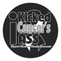 I Kicked Cancer's Ass - Carcinoid Cancer Sticker