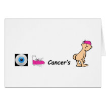 I kicked cancers ass card