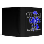 I Kicked Cancer's Ass - Colon Cancer 3 Ring Binders