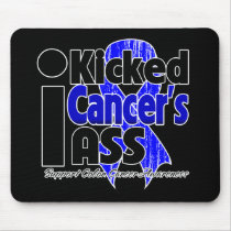 I Kicked Cancer's Ass - Colon Cancer Mousepad
