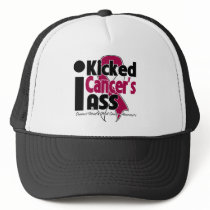 I Kicked Cancer's Ass - Head and Neck Cancer Mesh Hat
