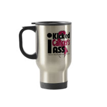 I Kicked Cancer's Ass - Head and Neck Cancer Coffee Mugs