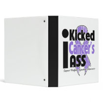 I Kicked Cancer's Ass - Hodgkins Lymphoma Vinyl Binder