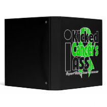 I Kicked Cancer's Ass - Kidney Cancer 3 Ring Binder
