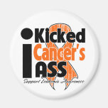 I Kicked Cancer's Ass - Leukemia Fridge Magnets