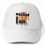 I Kicked Cancer's Ass - Leukemia hats