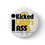 I Kicked Cancer's Ass - Neuroblastoma Pins