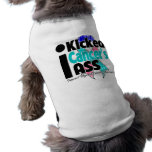 I Kicked Cancer's Ass - Thyroid Cancer Pet T Shirt