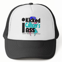 I Kicked Cancer's Ass - Thyroid Cancer Hats
