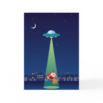 I Kidnapped Santa For You Greeting Card (Portrait)