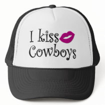 I Kiss Cowboys hats