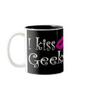 I Kiss Geeks mugs by BrattiGrl I Kiss Geeks mugs