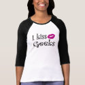 I Kiss Geeks t-shirts by BrattiGrl I Kiss Geeks t-shirts