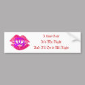 "I Kiss Girls" Bumper Sticker bumper stickers by wigirlskissing "I Kiss Girls" Bumper Sticker bumper stickers