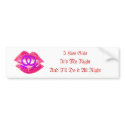"I Kiss Girls" Bumper Sticker bumper stickers